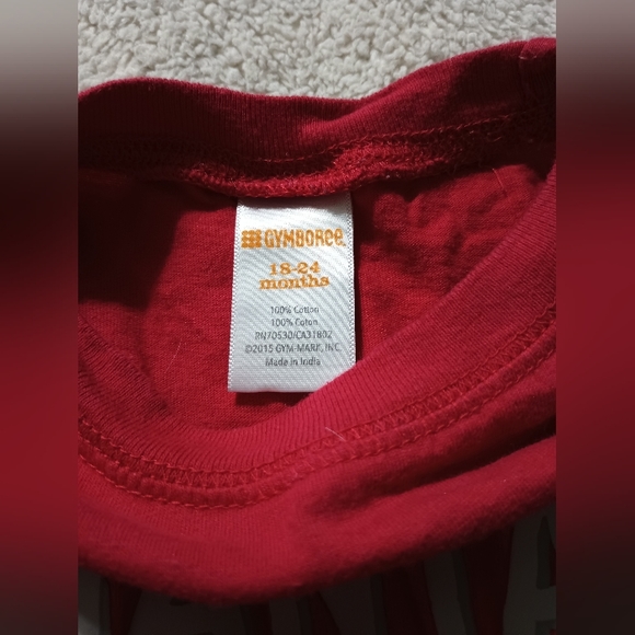 Santa's Cookie Tester T-shirt Size 18-24 months - Picture 3 of 4